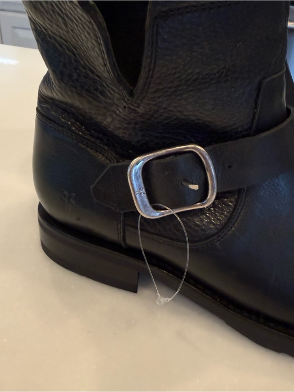 FRYE “Veronica Bootie” Women’s Oiled Leather Boot Black  Size: 7.5 NEW - Picture 10 of 14